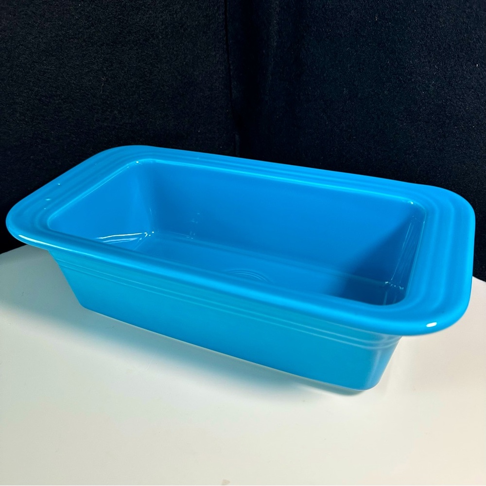 Fiesta Peacock Loaf Pan or Rectangular Pan-Peacock is Discontinued-Rare Find